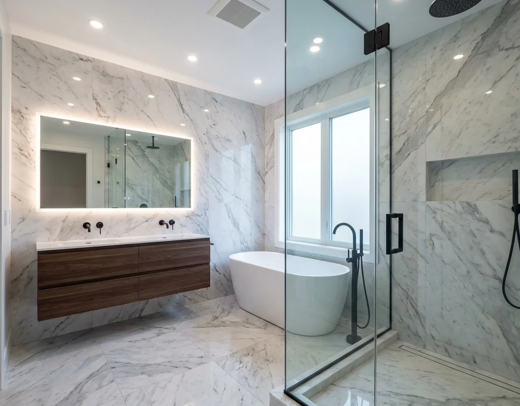 שיפוץ חדר אמבטיה יוקרתי